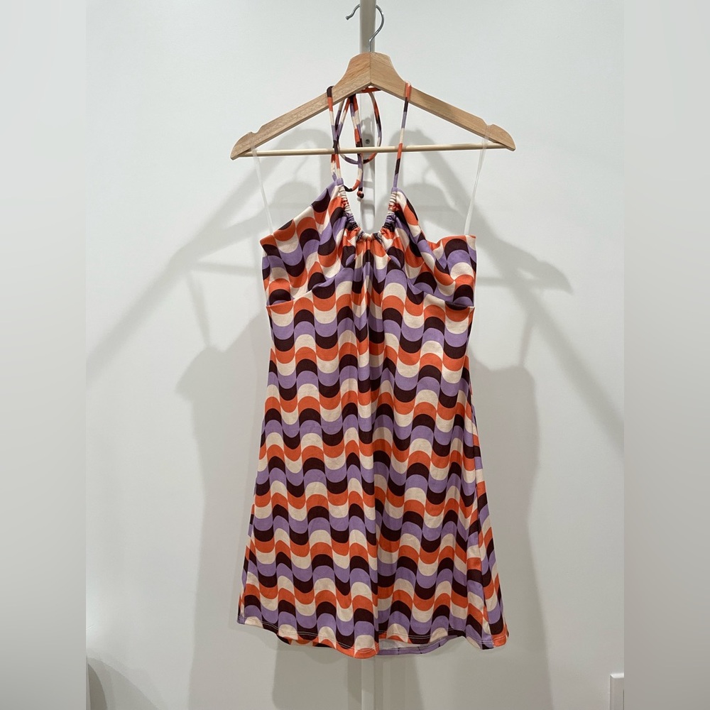 (NEW WITH TAGS) Tilly’s retro mini dress swirl pattern
